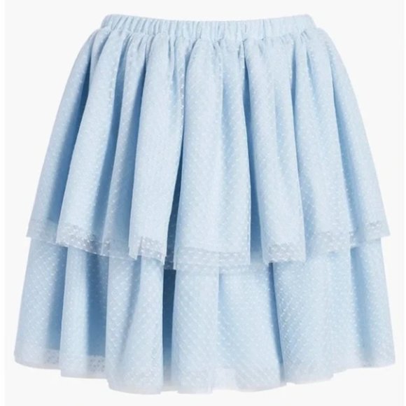 Hill House tulle Clara baby blue skirt - Picture 2 of 3